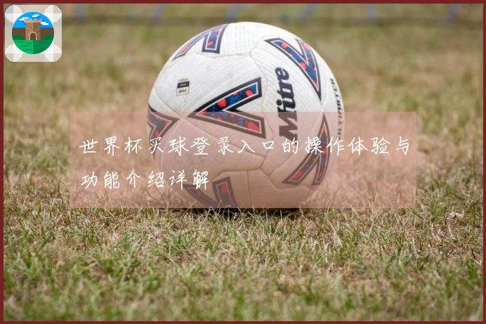 世界杯买球登录入口的操作体验与功能介绍详解