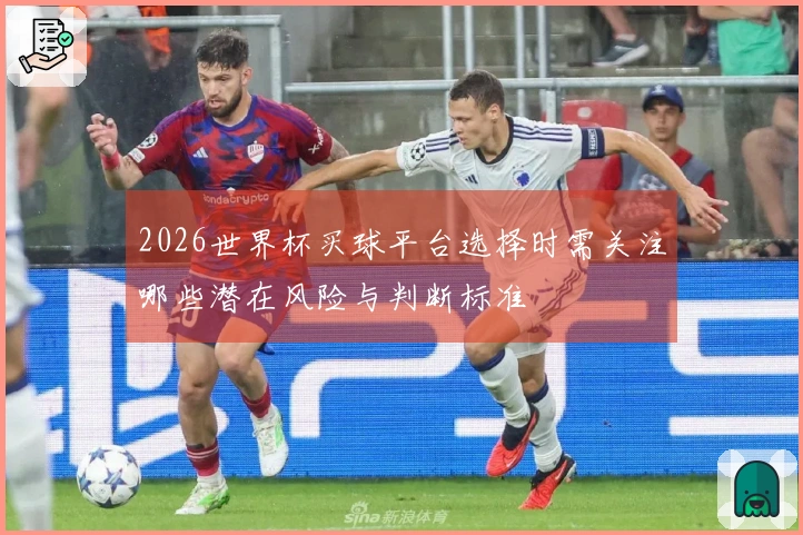 2026世界杯买球平台选择时需关注哪些潜在风险与判断标准